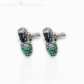 Wizard Of Oz Dorothy Emerald Slippers - Cufflinks
